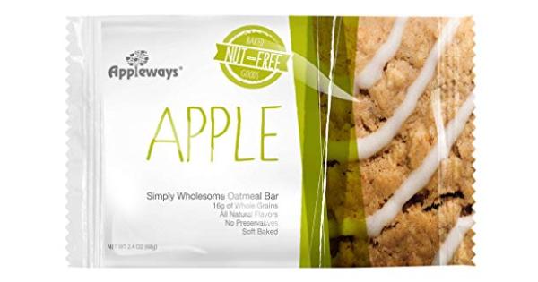 Appleways Soft Baked Apple Oatmeal Bar; 1 Count; 160 Per Case - High Mart Wholesale