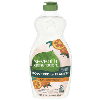 Seventh Generation Dish Soap Lemongrass Clementine; 19 Fluid Ounces; 6 Per Case - High Mart Wholesale