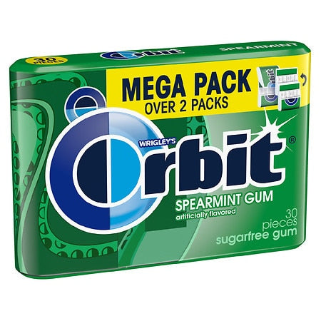 Orbit Spearmint Mega Pack; 2.011 Ounce; 6 Per Box; 8 Per Case