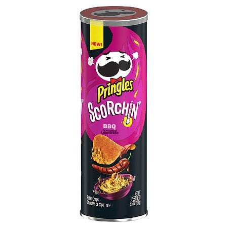 Pringles Scorchin Barbecue Potato Crisp; 5.5 Ounce; 14 Per Case