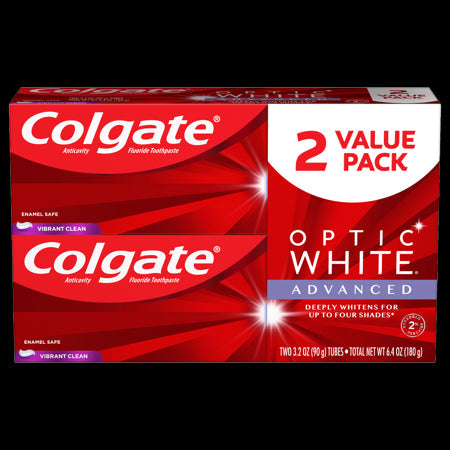 Colgate Optic White Toothpaste Vibrant Clean; 6.4 Ounces; 6 Per Box; 2 Per Case