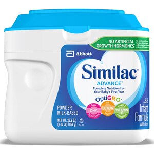 Similac Advance Non-Gmo Milk-Based Powder Infant Formula Tub With Iron; 20.6 Ounce; 6 Per Case - High Mart Wholesale