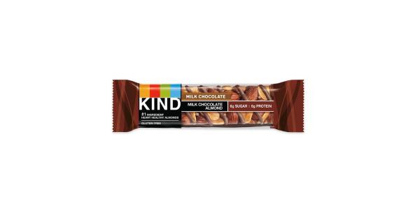 Kind Snacks Counter Unit Milk Chocolate Almond; 72 Count; 1 Per Case - High Mart Wholesale