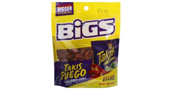 Bigs Fuego Sunflower Seeds; 5.35 Ounces; 12 Per Case - High Mart Wholesale