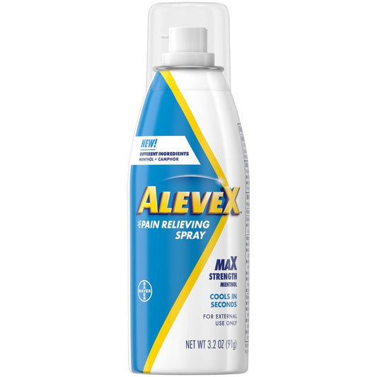 Aleve Dry Spray; 3.2 Ounce; 3 Per Box; 8 Per Case