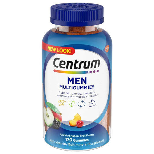 Centrum Gummies Men Gummy; 170 Each; 3 Per Box; 4 Per Case