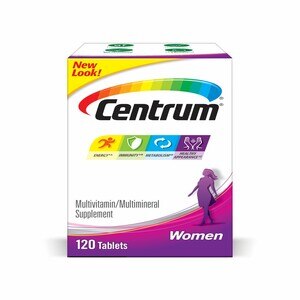 Centrum Women's Multivitamin; 120 Each; 4 Per Box; 3 Per Case - High Mart Wholesale