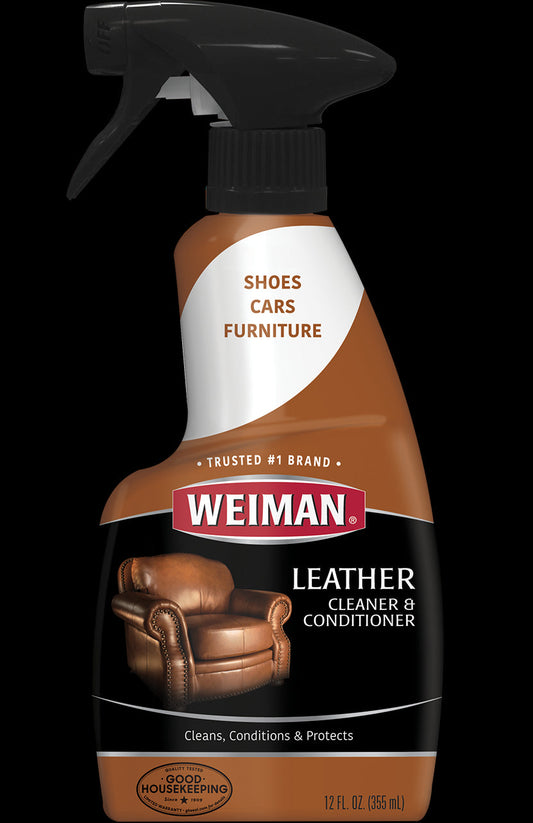 Weiman Products Leather Cleaner & Conditioner Trigger; 12 Fluid Ounces; 6 Per Case - High Mart Wholesale