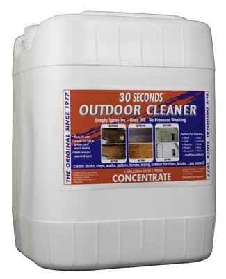 30Seconds Outdoor Cleaner Concentrate; 5 Gallon; 1 Per Case