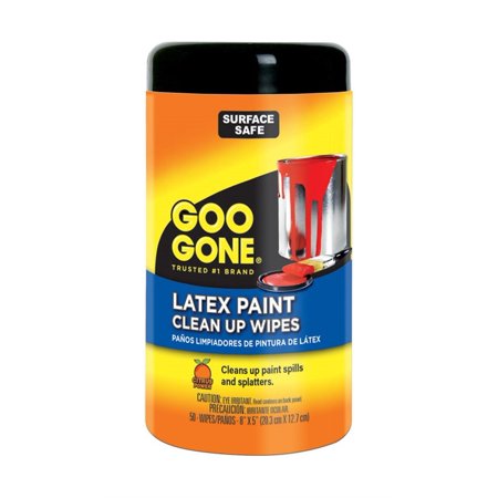 Goo Gone Paint Clean Up Wipes; 50 Count; 6 Per Case - High Mart Wholesale