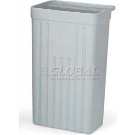 Vollrath Refuse Bin Gray; 6 Each; 1 Per Case