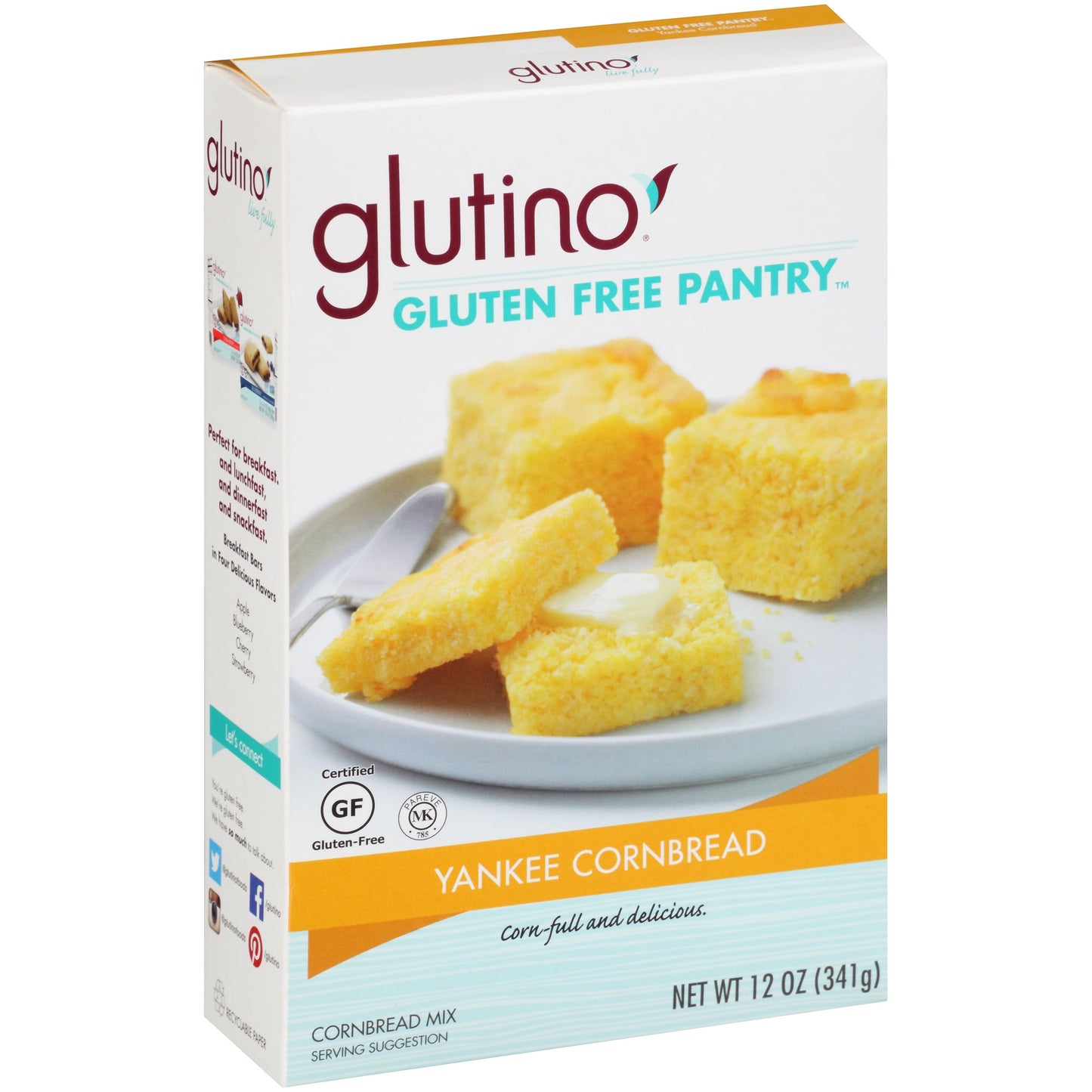 Glutino Gluten Free Yankee Corn Bread Mix; 12 Ounces; 6 Per Case - High Mart Wholesale