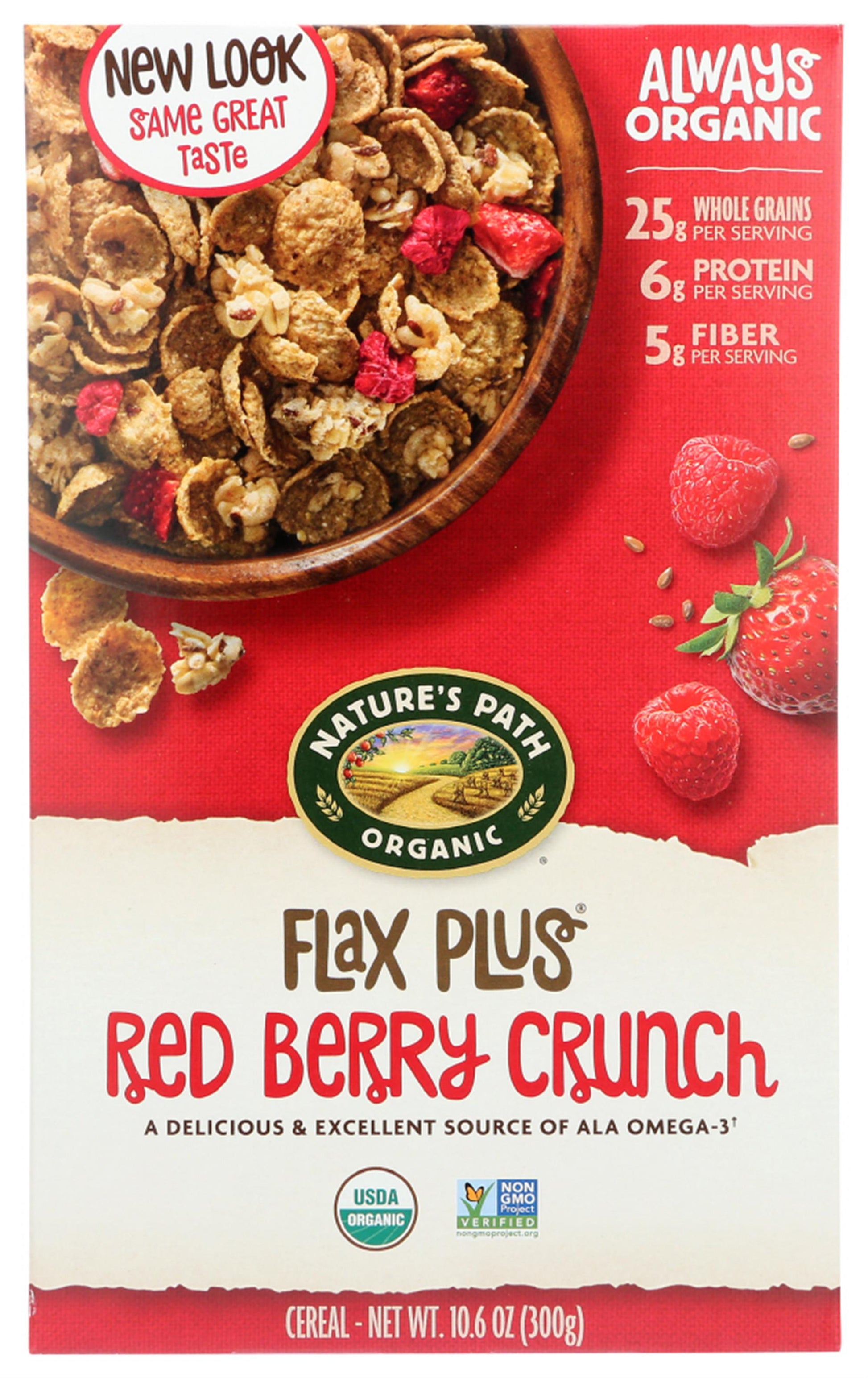 Nature's Path Flax Plus Berry Crunch; 10.6 Ounce; 12 Per Case - High Mart Wholesale
