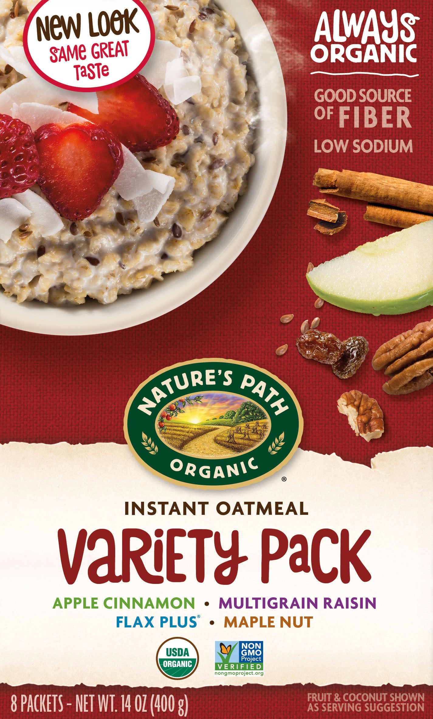 Nature's Path Hot Oatmeal Variety Pack; 14 Ounces; 6 Per Case - High Mart Wholesale