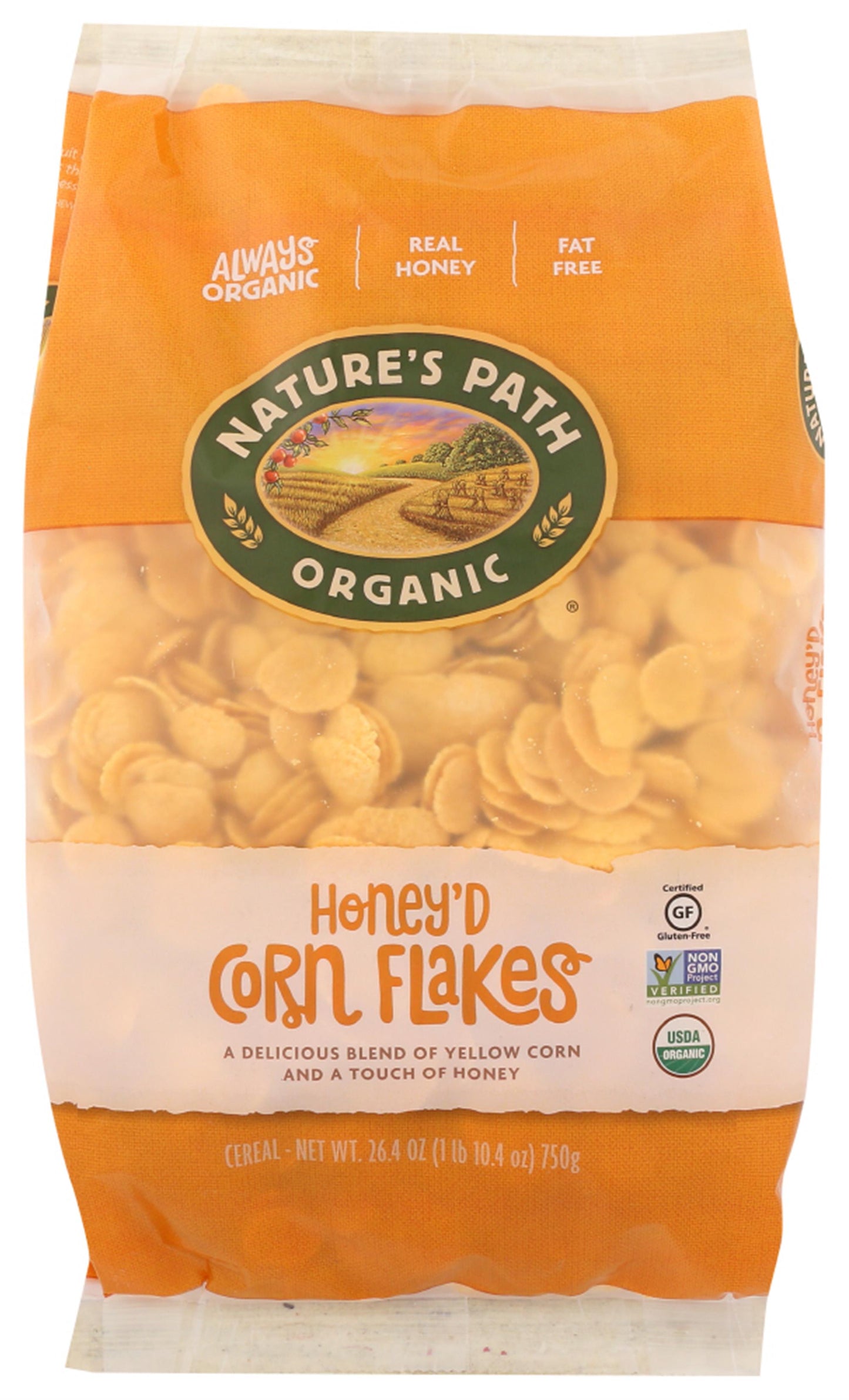 Nature's Path Hour Deep Corn Flakes; 26.4 Ounces; 6 Per Case - High Mart Wholesale