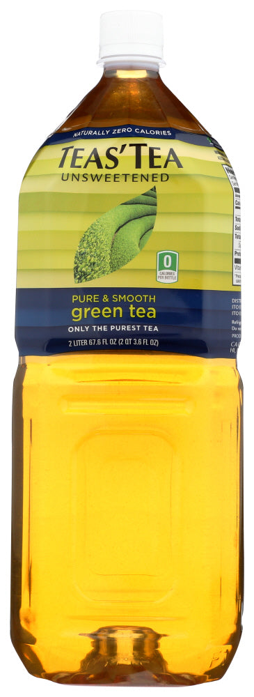Teas' Tea Unsweetened Green Tea; 2 Liter; 6 Per Case - High Mart Wholesale