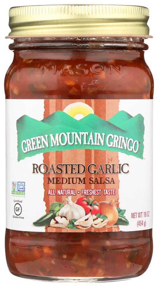Green Mountain Salsa Roasted Garlic; 1 Each; 12 Per Case - High Mart Wholesale