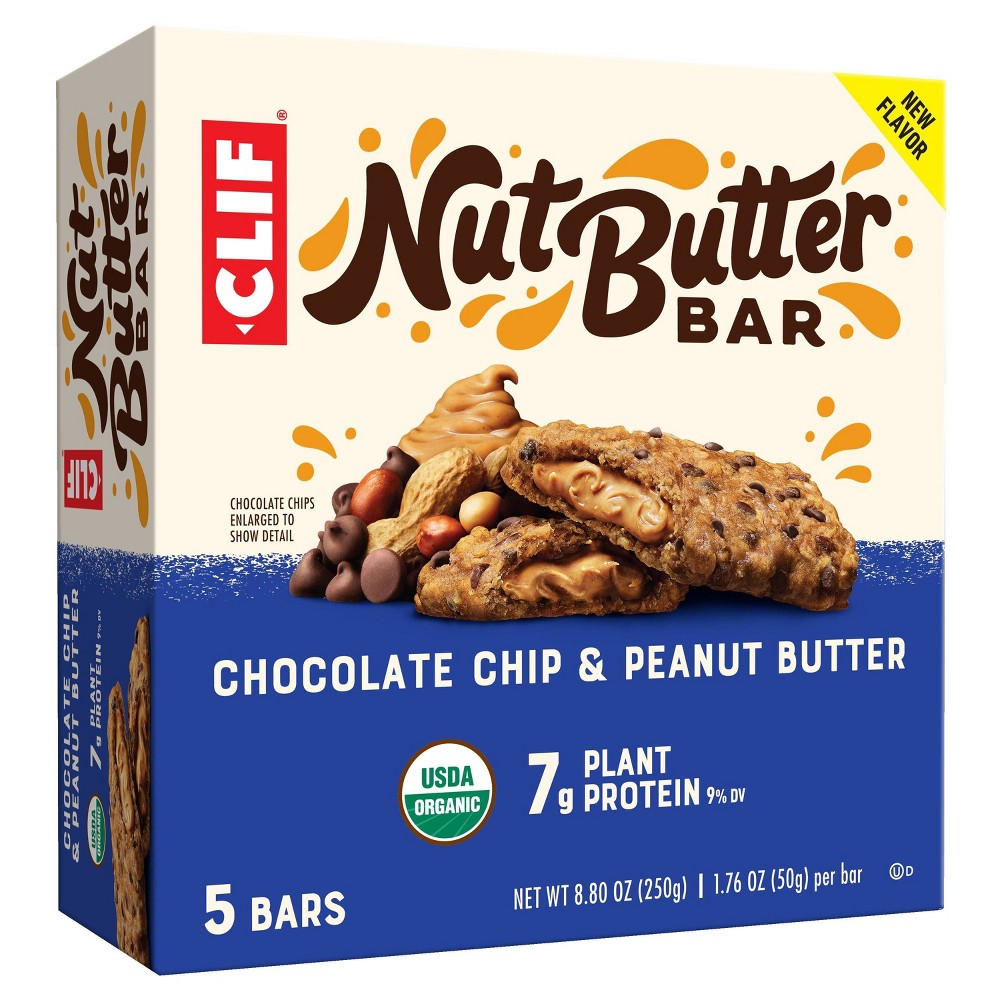 Clif Bar Nut Butter Bar Chocolate Chip & Peanut Butter; 8.8 Ounce; 6 Per Case - High Mart Wholesale