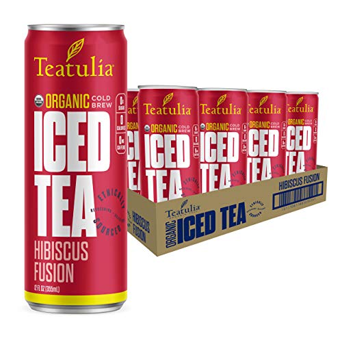 Teatulia Organic Teas Organic Hibiscus Fusion Iced Tea; 12 Ounces; 12 Per Case - High Mart Wholesale