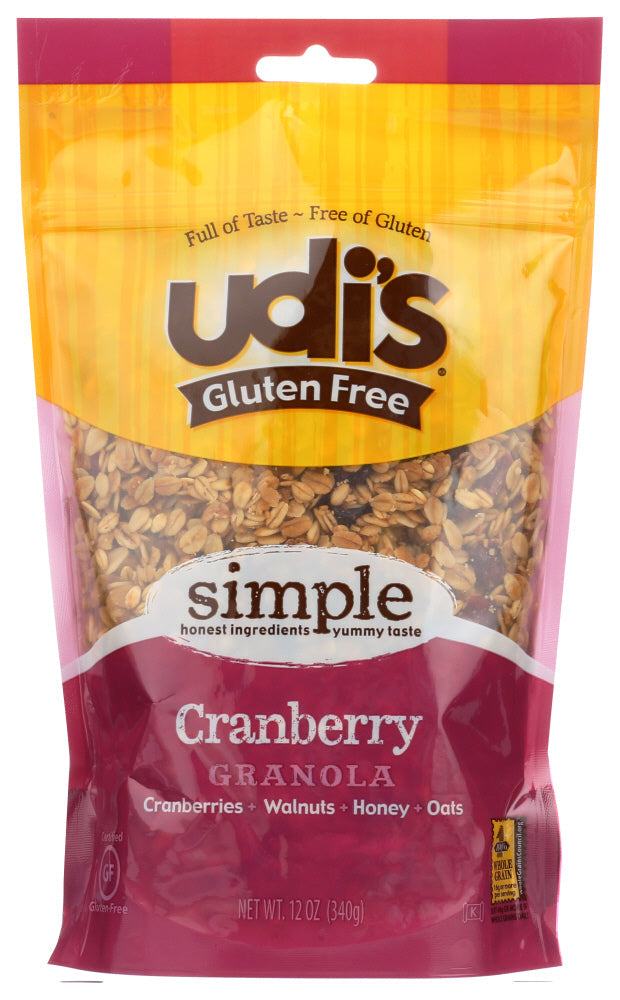 Udi's Cranberry Granola; 11 Ounces; 6 Per Case - High Mart Wholesale