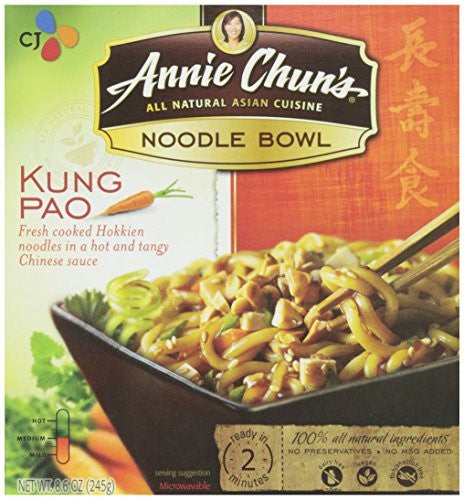 Annie Chun's Kung Pao Noodle Bowl; 8.5 Ounces; 6 Per Case - High Mart Wholesale