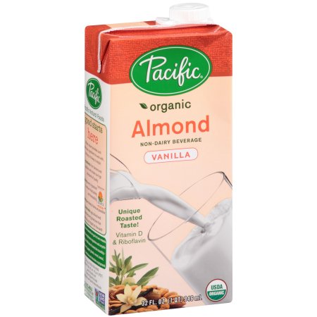 Pacific Foods Organic Vanilla Almond Milk; 32 Fluid Ounces; 12 Per Case - High Mart Wholesale