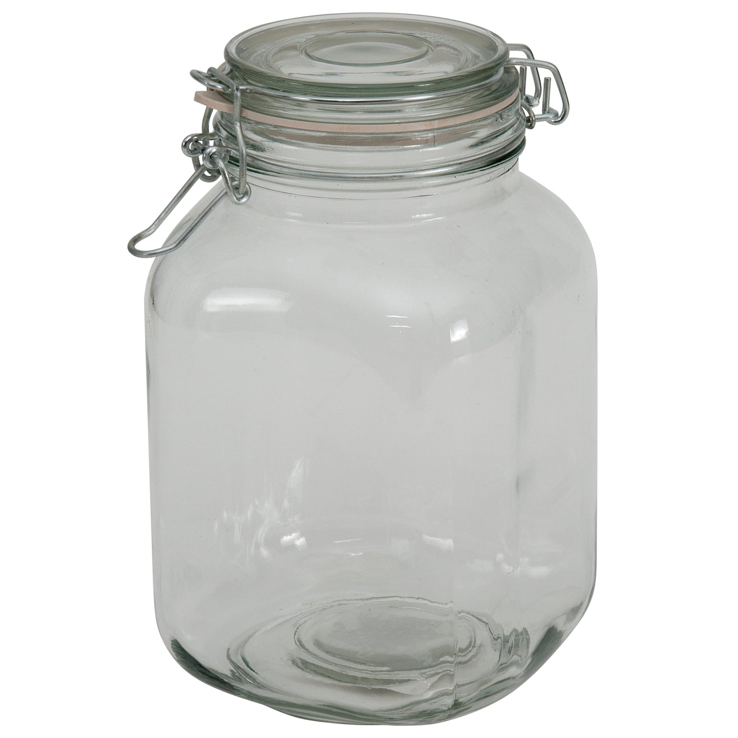 Anchor Hocking Canister Glass 67.5Z With Clamp; 4 Each; 1 Per Case - High Mart Wholesale
