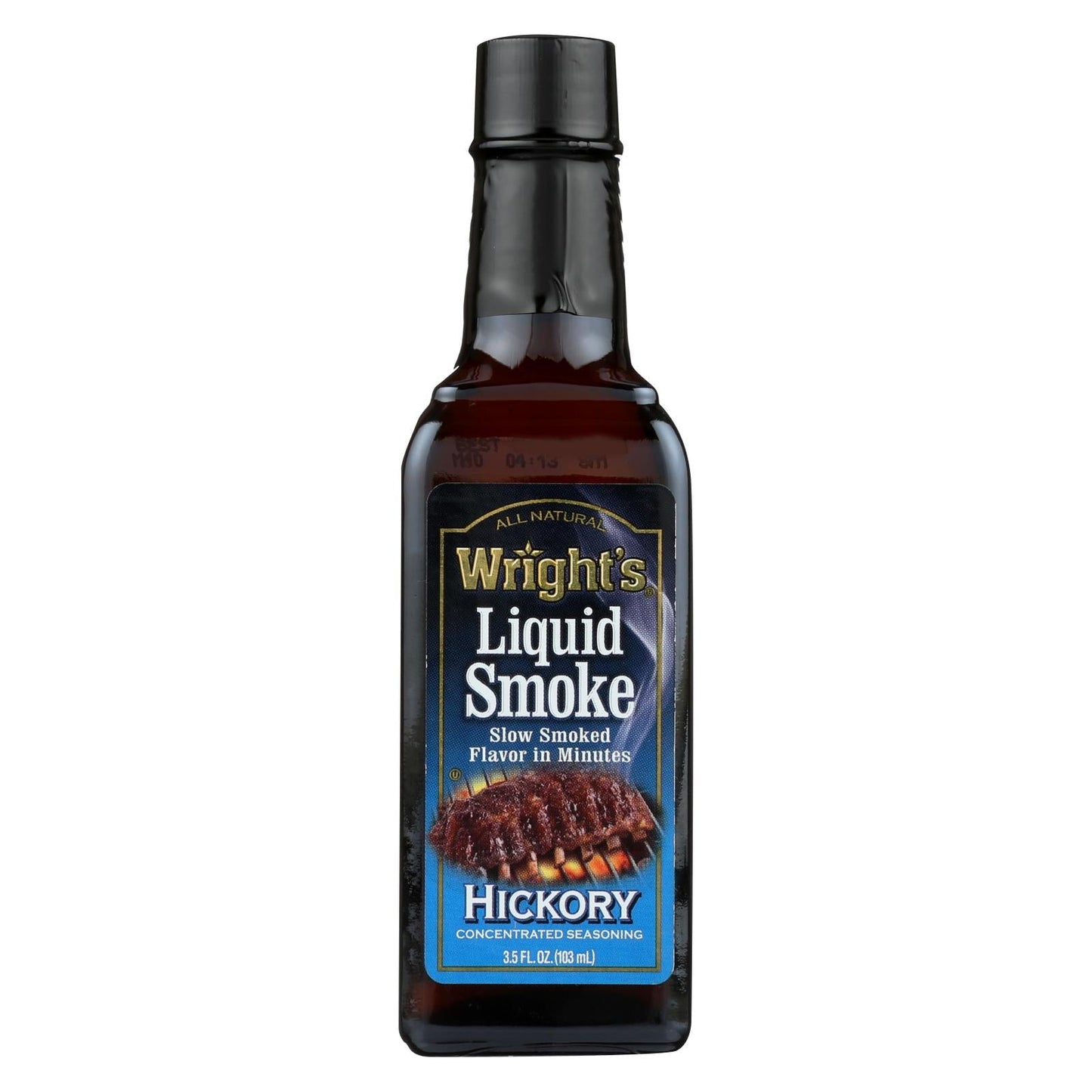 Wright's Seasoning Hickory Liquid Smoke; 3.5 Fluid Ounce; 12 Per Case - High Mart Wholesale