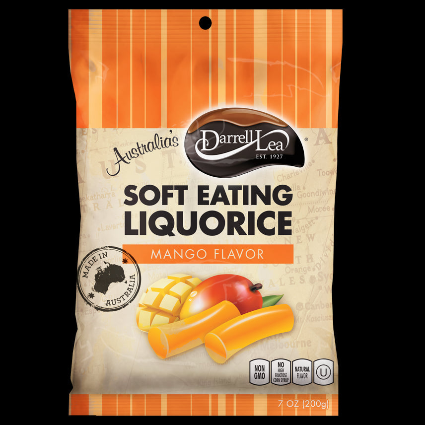 Darrell Lea Mango Licorice; 7 Ounce; 8 Per Case - High Mart Wholesale