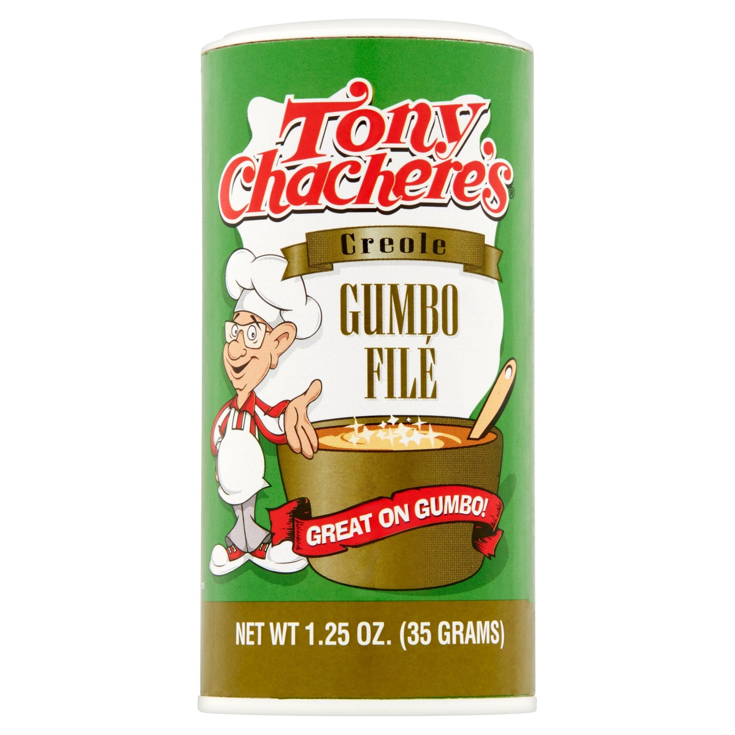 Tony Chachere's Creole Foods Creole Gumbo File; 1.25 Ounces; 12 Per Case - High Mart Wholesale