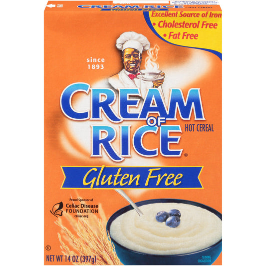 Cream Of Rice Cereal; 14 Ounce; 12 Per Case