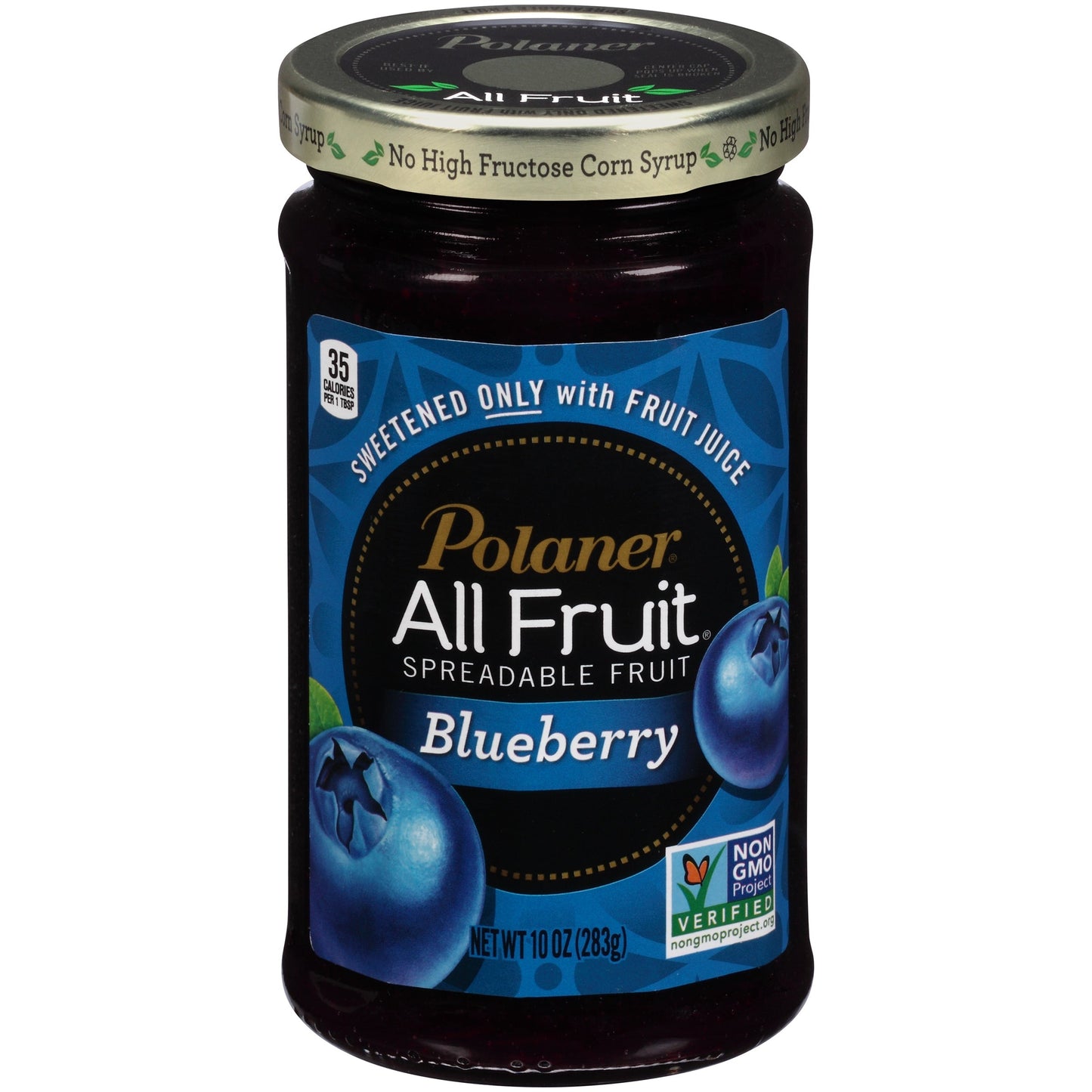 Polaner All Fruit Blueberry Spread; 10 Ounce; 12 Per Case - High Mart Wholesale