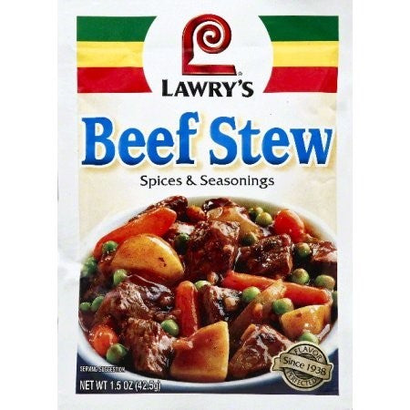 Lawry's Seasoning Mix Beef Stew; 1.5 Ounces; 12 Per Case