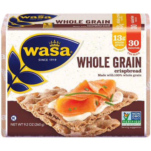 Wasa Crispbread Whole Grain; 9.2 Ounce; 12 Per Case