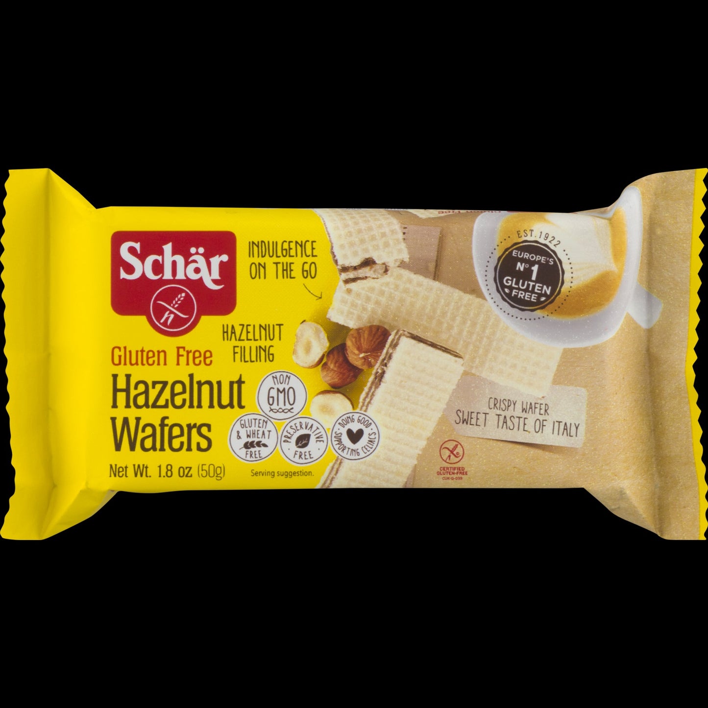 Schar Gluten Free Hazelnut Wafers; 1.8 Ounces; 20 Per Case - High Mart Wholesale