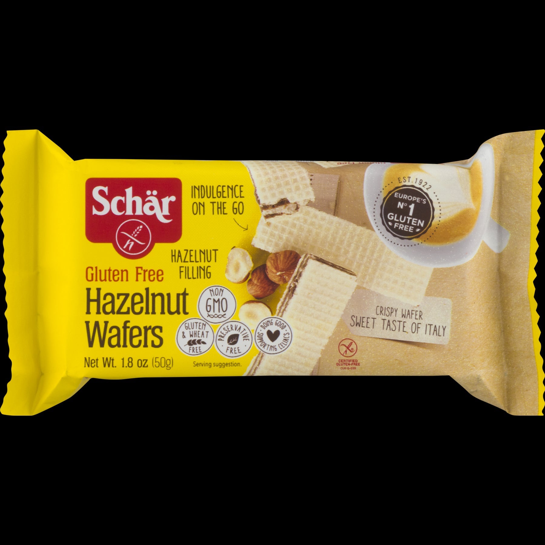 Schar Gluten Free Hazelnut Wafers; 1.8 Ounces; 20 Per Case - High Mart Wholesale