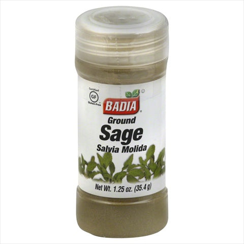 Badia Sage Ground; 1.25 Ounce; 8 Per Case