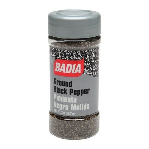 Badia Black Ground Pepper; 2 Ounces; 8 Per Case