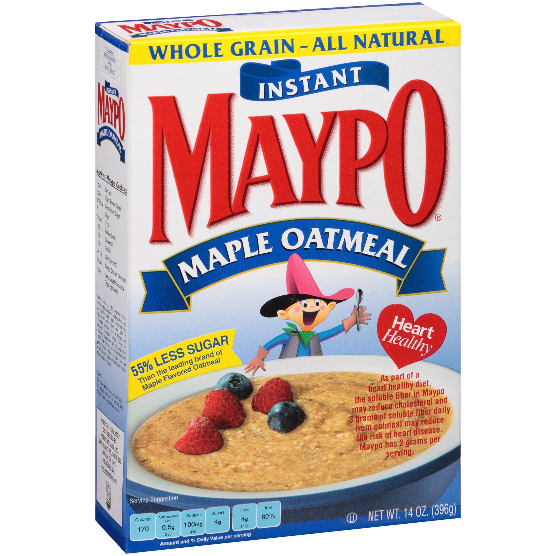 Maypo Cereal Instant Retail Only Label; 14 Ounces; 12 Per Case - High Mart Wholesale