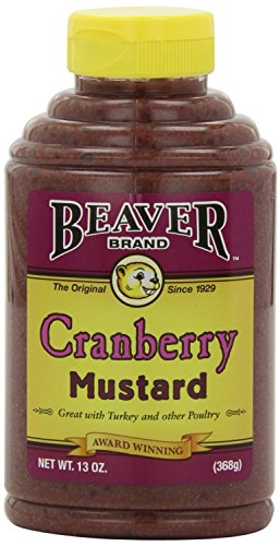 Beaver Cranberry Mustard Bottle; 13 Ounce; 6 Per Case - High Mart Wholesale