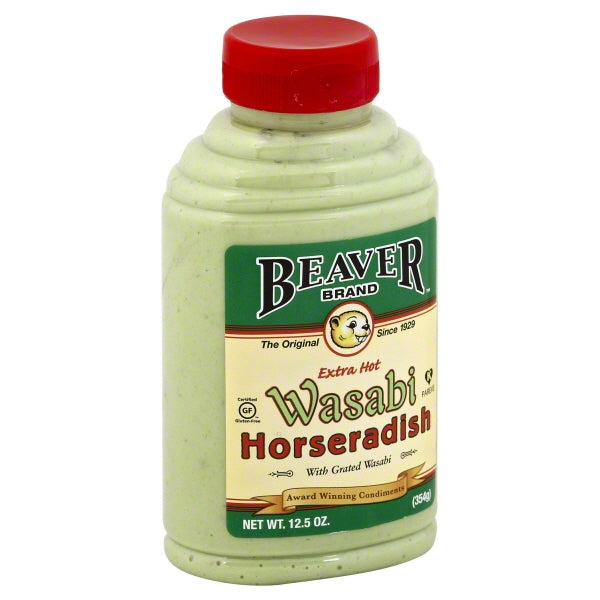 Beaver Wasabi Horseradish Bottle; 12.5 Ounce; 6 Per Case - High Mart Wholesale