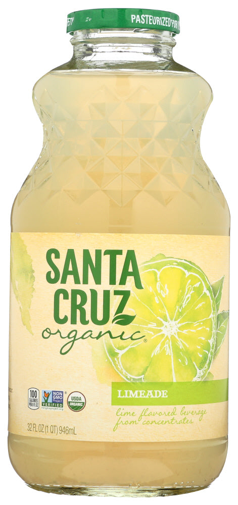 Santa Cruz Organic Santa Cruz Organic Limeade; 32 Fluid Ounces; 12 Per Case
