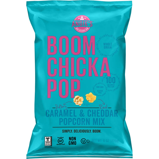 Angie's Boomchickapop Boomchickapop Caramel Cheddar Mix; 6 Ounces; 12 Per Case - High Mart Wholesale