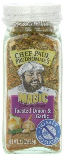 Magic Seasoning Seasoning Toasted Onion & Garlic No Salt; 2.1 Ounces; 6 Per Box; 2 Per Case - High Mart Wholesale