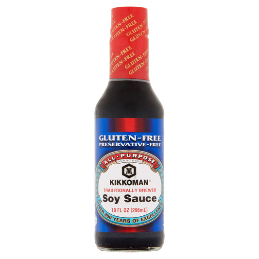 Kikkoman Gluten-Free Soy Sauce; 10 Fluid Ounces; 6 Per Case - High Mart Wholesale