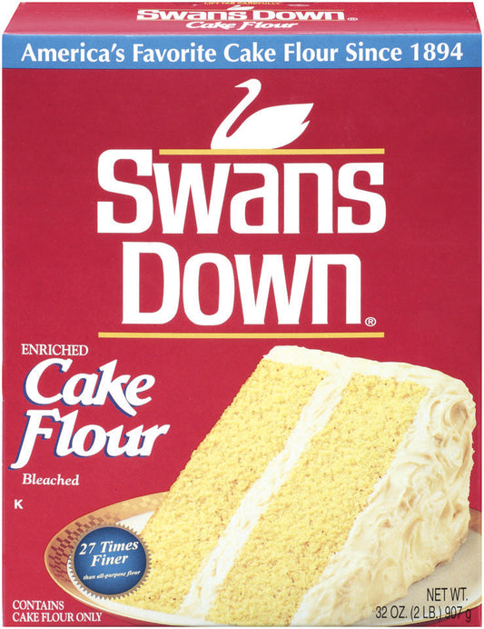 Swans Down Flour Cake Flour; 32 Ounces; 8 Per Case - High Mart Wholesale