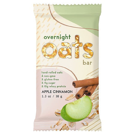 Detour Overnight Oats Apple Cinnamon Bar; 1 Each; 9 Per Box; 6 Per Case - High Mart Wholesale