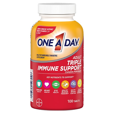 One-A-Day Oad Immunity Tablet; 100 Piece; 3 Per Box; 8 Per Case