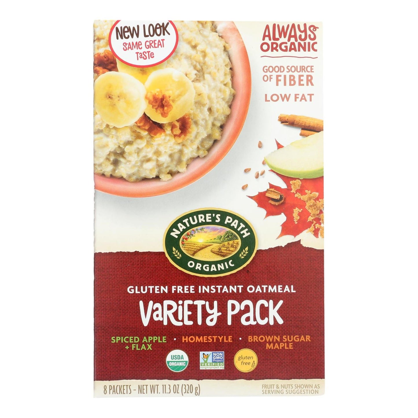 Nature's Path Gluten Free Instant Oatmeal Variety Pack; 11.3 Ounces; 6 Per Case - High Mart Wholesale