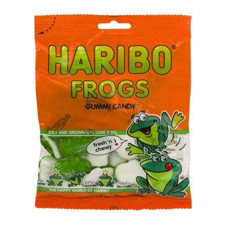 Haribo Frogs Gummi Candy; 5 Ounce; 12 Per Case - High Mart Wholesale